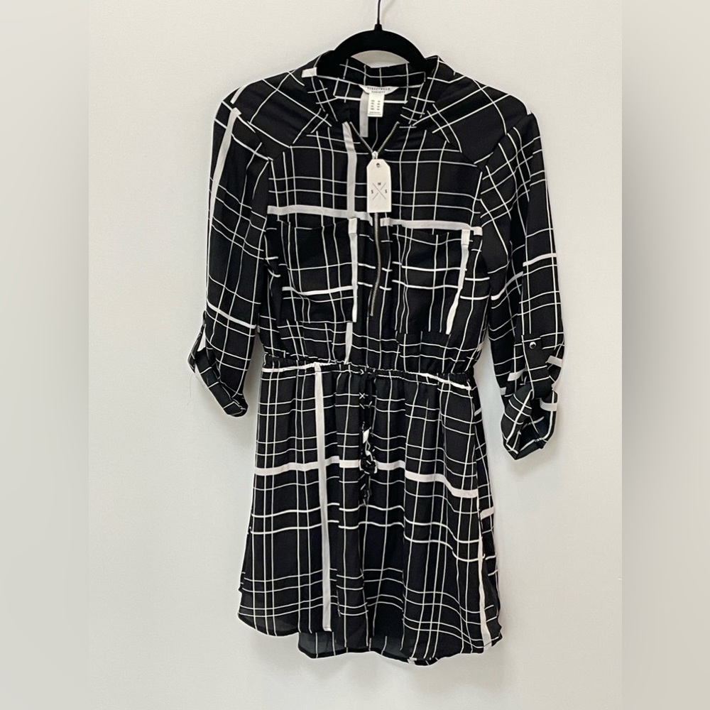 Streetwear sxciety black and white dress brand new